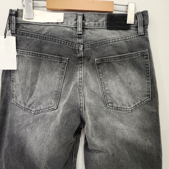 NWT BDG Urban Outfitters Jeans Mens 28/30 Black Stone Wash Skate Fit Whiskering - Picture 4 of 15